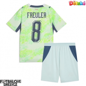 Švýcarsko Remo Freuler #8 Dětské Venkovní dres komplet MS 2026 Krátký Rukáv (+ trenýrky)